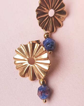 Kolczyki pozłacane Sun, Emilia Rabenda