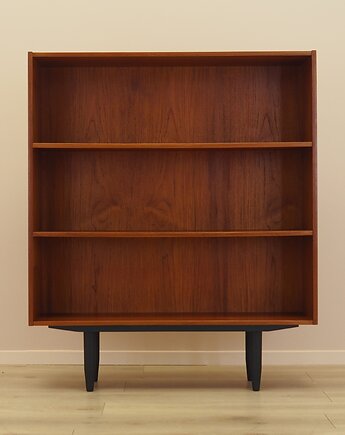 Regał tekowy, duński design, lata 70, produkcja: Clausen & S, Przetwory design