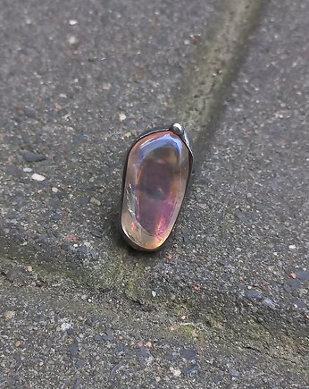 Sielsko, anielsko - pierścionek regulowany, po drugiej stronie lustra