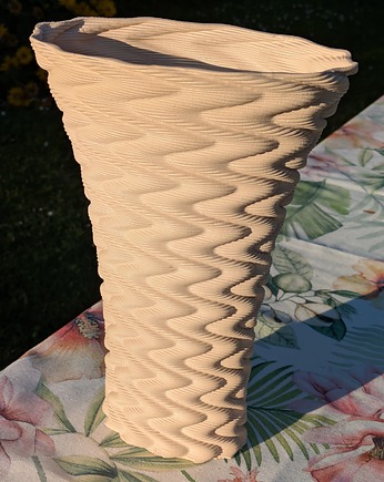 Wazon ceramiczny na kwiaty żywe i suszone, DEKORN