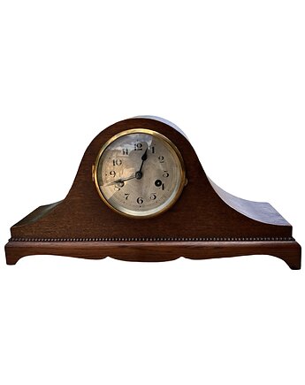Zegar kominkowy, w stylu art deco, czapka Napoleona, Niemcy, lata 30., Good Old Things