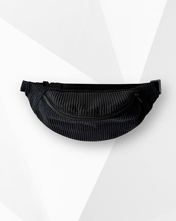 Nerka dziecięca saszetka sztruksowa czarna, Zdunetti