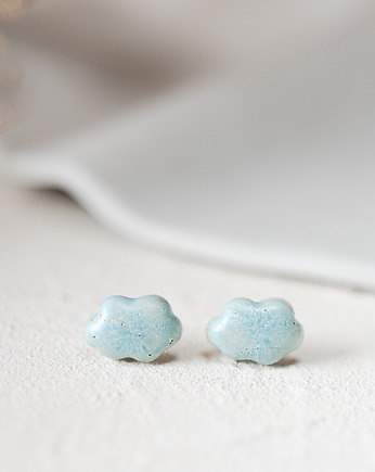Kolczyki porcelanowe CLOUD, rękoczyny