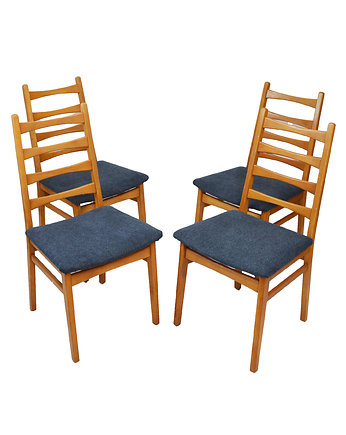 Komplet czterech krzeseł, lata 70, Think Modern