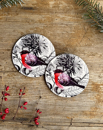 Podkładki pod kubek - Gil- Ptaki- Ilustracja, BOSKE