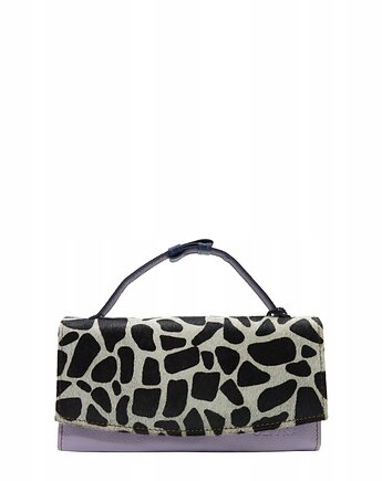 Portfel damski skórzany klapka wzór skóra naturalna na prezent eko OLIVKA, Olivka Warsaw