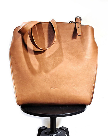 Shopper Japandi skórzana torba na ramię, PAWDECO