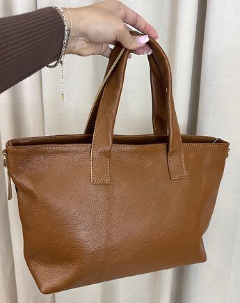 Skórzana torba Sara Camel, SOLO moda