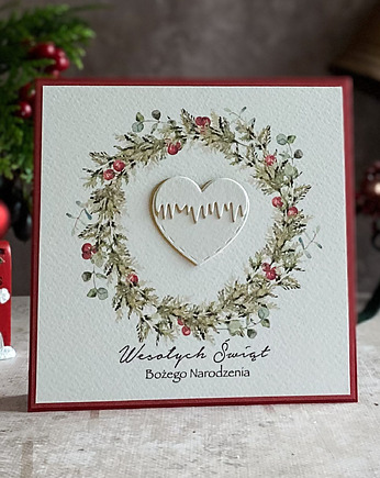 Personalizowana kartka na Boże Narodzenie, BN 23D, Anna Art and Crafts