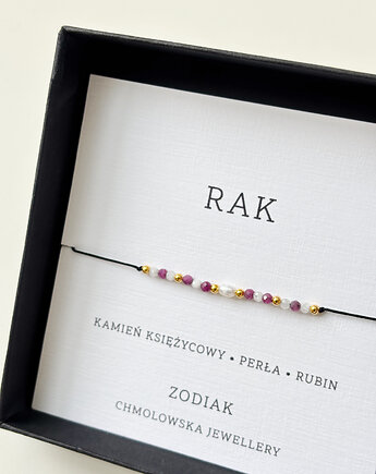 Zodiak bransoletka RAK, Chmolowska Jewellery