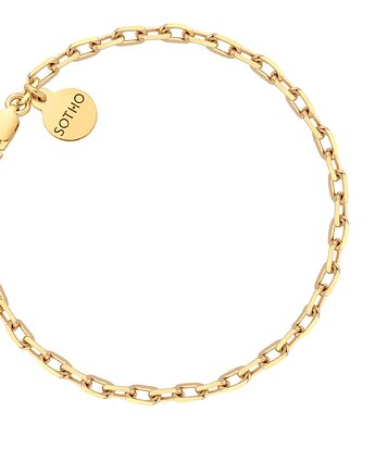 Złota masywna bransoletka, SOTHO