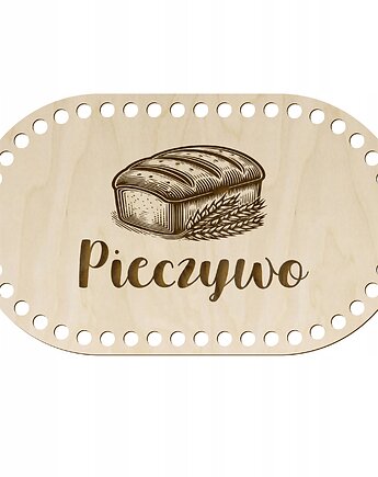 Drewniana Baza Spód Dno do Koszyka 30x20 cm na PIECZYWO do SZYDEŁKOWANIA, smxdsgn