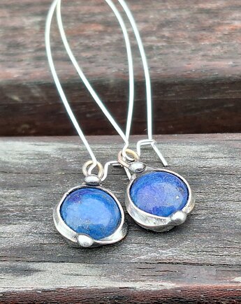 Kolczyki Lapis lazuli, po drugiej stronie lustra