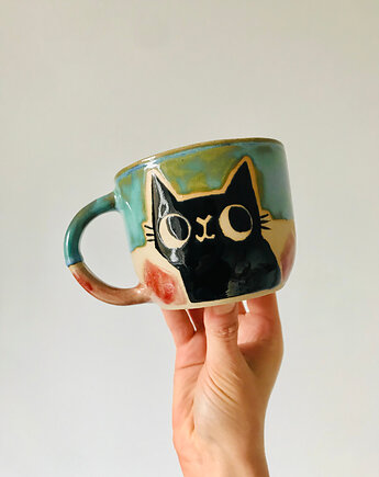 Kubek z uchem Kot, moja miska