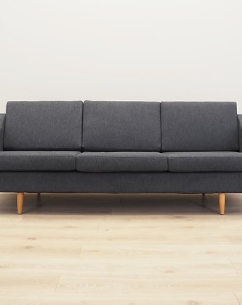 Sofa szara, duński design, lata 70, produkcja: Dania, Przetwory design