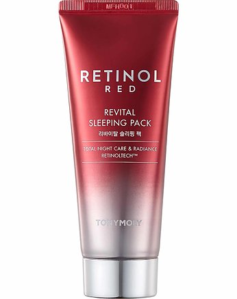 TONYMOLY RED RETINOL Revital Sleeping Pack - krem na noc z retinolem, Silk & Stone Care