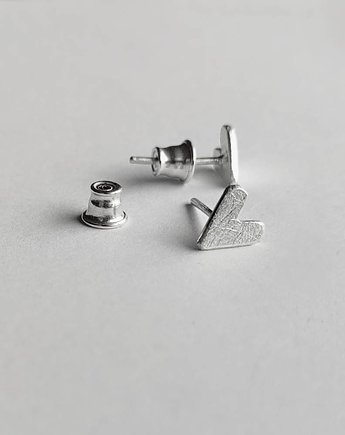 Kolczyki srebrne SERDUSZKO, Katarzyna Kaminska ART