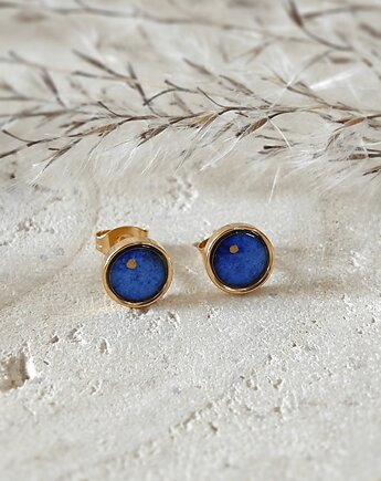 Kolczyki z kolekcji Lapis Lazuli, Slow Jewelry
