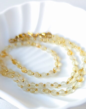 Naszyjnik z kamieni naturalnych: cytryn, MYNESS