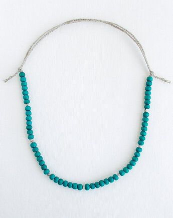 Blue lekki naszyjnik lniany, galeria nuit