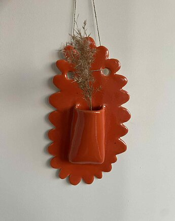 Wazon naścienny, grzelka ceramika