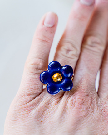 Pierścionek regulowany BLOOM, rękoczyny