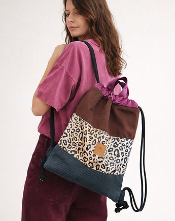 Kolorowy workoplecak damski Kinszasa, sabi tatka