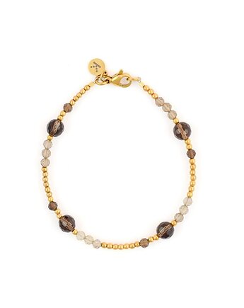 Bransoletka z kroplami Kwarcu Dymnego, Kulka Bransoletki