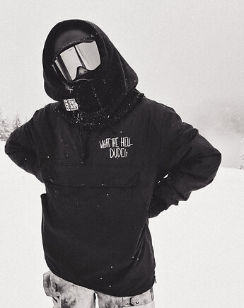 Polarowy Kaptur Docieplacz Czarny, DONT NEED NO SAMURAI