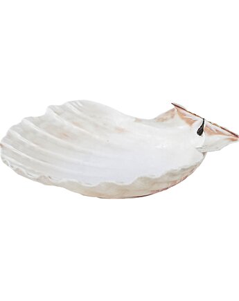 Dekoracyjna muszla, w stylu boho, lata 80, Przetwory design