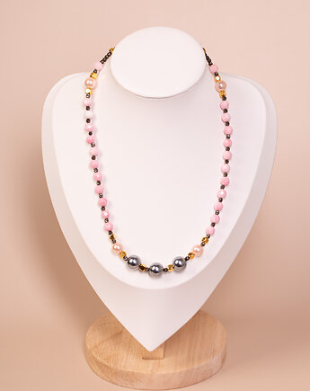 Naszyjnik kwarc i perły, Andorii by Baco