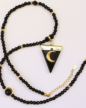 Onyks Spinel księżyc choker, KEIT