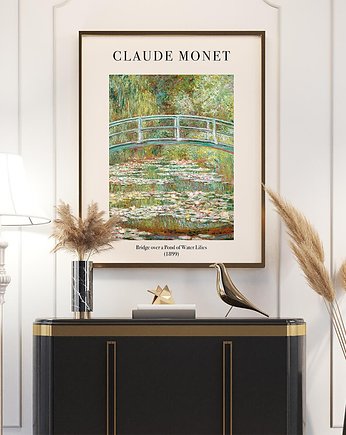 Plakat reprodukcja "Mostek japoński" Claude Monet, scandiposter