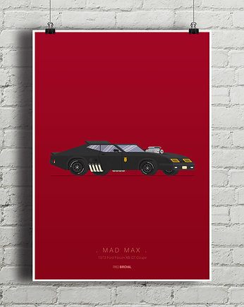 Plakat Mad Max - Ford Falcon , minimalmill