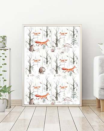 Plakat. Leśne przygody, Love Life and Forest