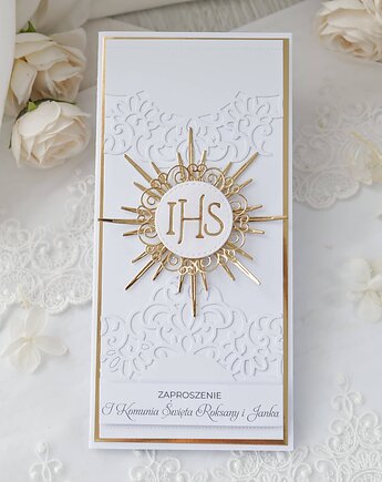 Zaproszenie komunijne dla chłopca i dziewczynki, Osobiste Prezenty