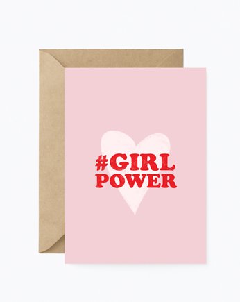 Autorska kartka "Girl Power", Peprojektuje
