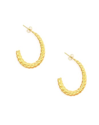 Kolczyki karbowane półelipsy, Kulka Bransoletki