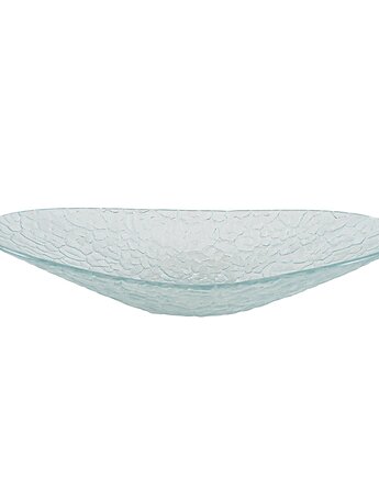 Patera szklana, duński design, lata 70, produkcja: Dania, Przetwory design