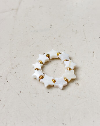 Pierścionek elastyczny gwiazdki, Chmolowska Jewellery