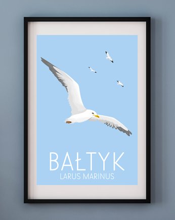 Plakat BAŁTYK MEWA, A. W. WIĘCKIEWICZ