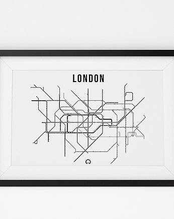 Plakat LONDYN metro , Moje Metro