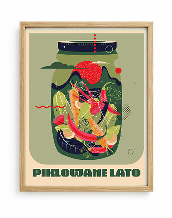 Plakat Piklowane lato, Ewelina Gąska