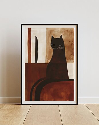 Plakat - Znużony kitek, Harry Monkey