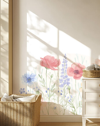 WIOSENNY OGRÓD - naklejka na ścianę