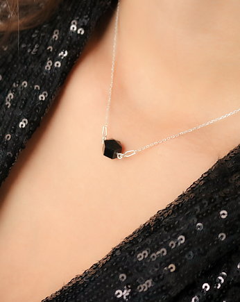 Naszyjnik onyks- srebro 925, Coccola JEWELLERY