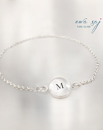 Personalizowana bransoletka A-Z - silver 925, Ewa Saj  Silver