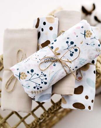 Ulewajki pieluszki muślinowe 5-pak 39x39 cm OCEAN BEACH od BabyU, Sleepdo