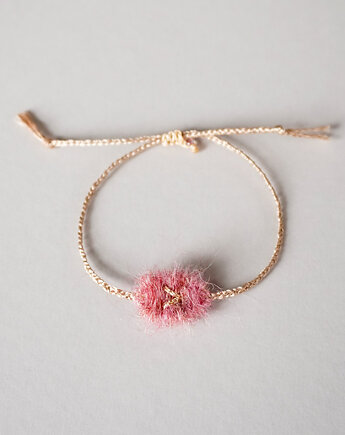 Tkana bransoletka na sznurku z regulowanym zapięciem, Słońcem Tkane