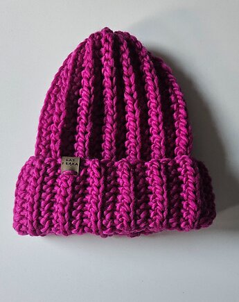 Czapka wełniana neonowy róż, Las i Łąka